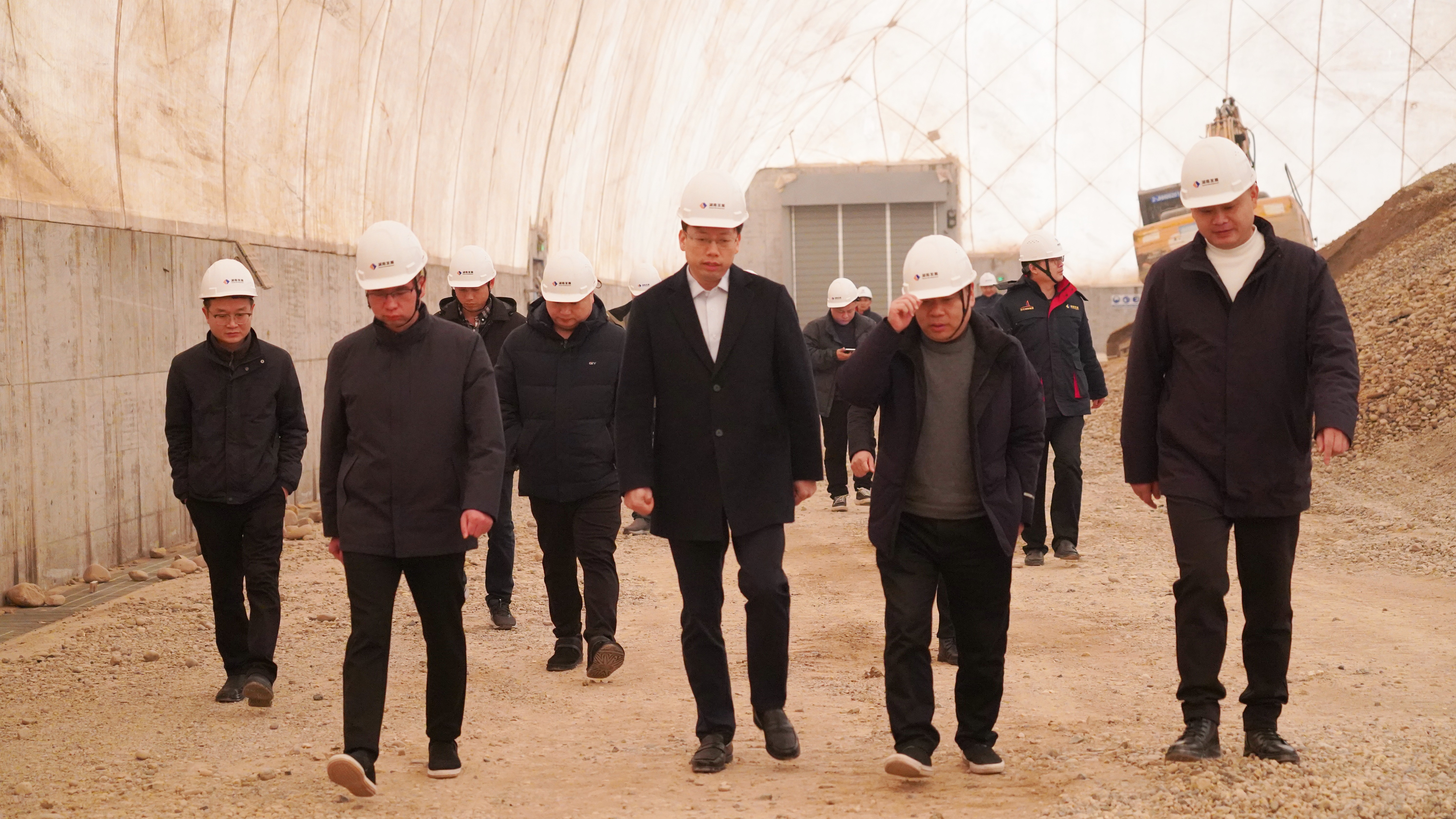 沅江市委副书记张心镜一行调研开云体育(中国)官方网站机制砂和砂石集散中心项目